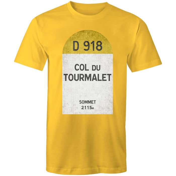 Col du Tourmalet Summit Mens SS T-Shirt