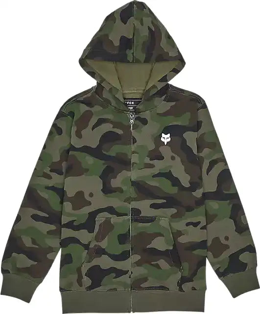 Fox Camo Fleece Zip Youth Hoodie 31797 ABC Bikes