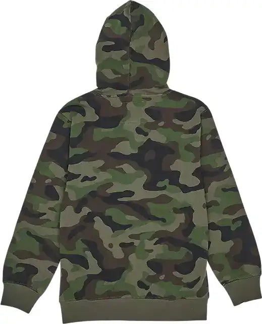 Fox Camo Fleece Zip Youth Hoodie