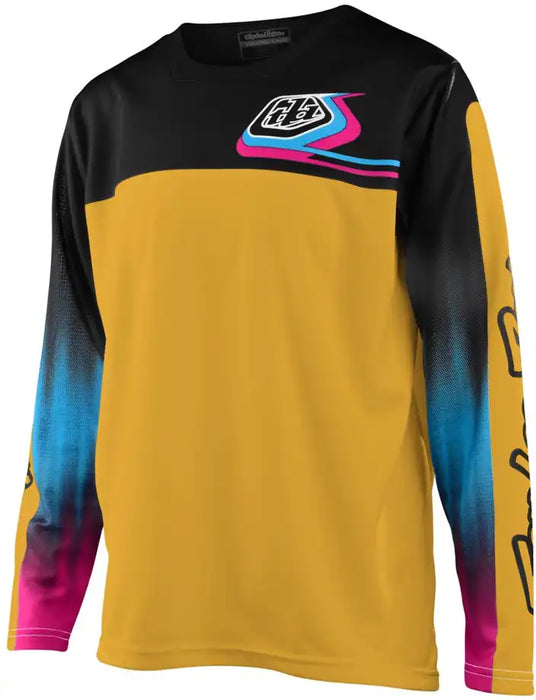 Troy Lee Designs Sprint Jet Fuel LS Youth MTB Jersey