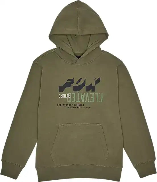 Fox Elevated Pullover Fleece Youth Hoodie