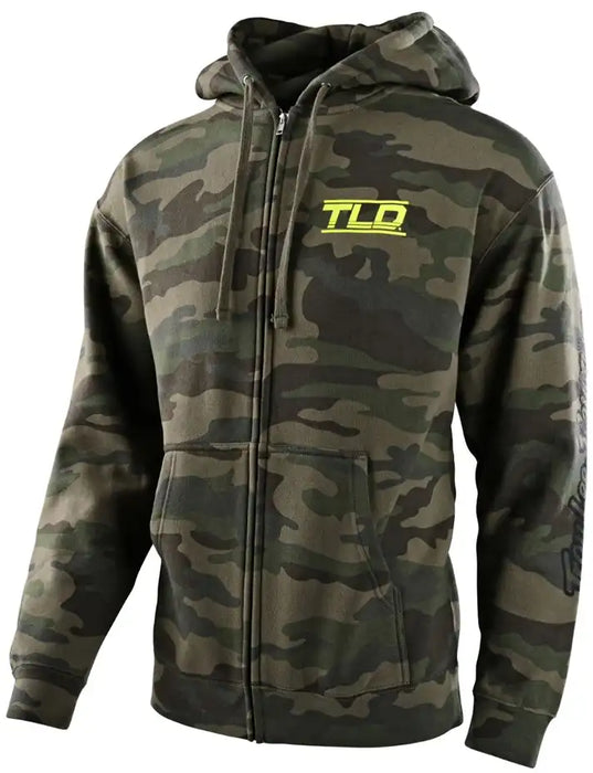 Troy Lee Designs Speed Logo Zip Mens Hoodie