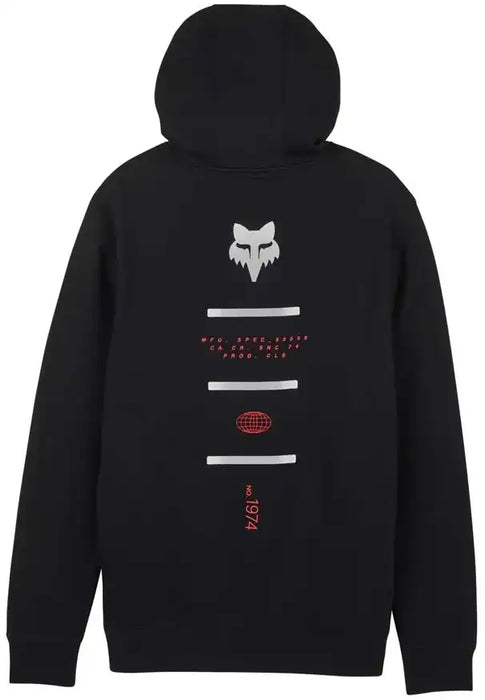 Fox Magnetic Pullover Fleece Mens Hoodie