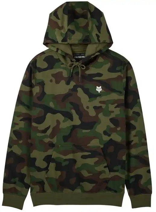 Fox Fox Head Camo Fleece Pullover Mens Hoodie