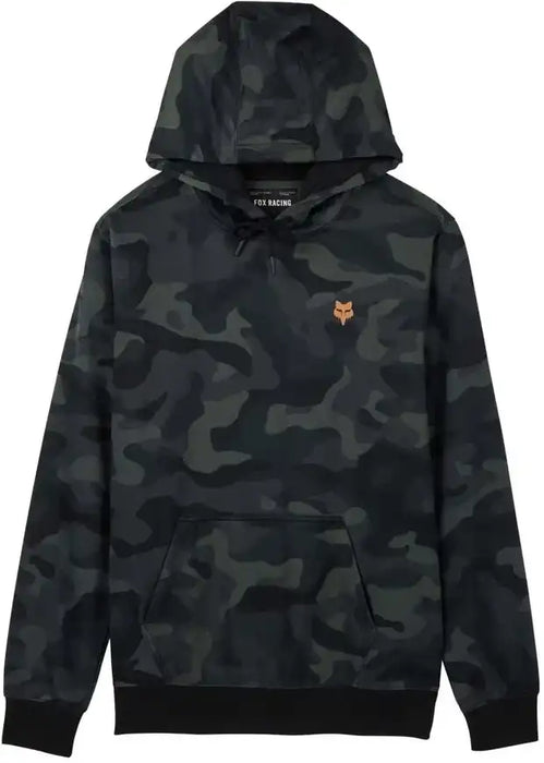 Fox Fox Head Camo Fleece Pullover Mens Hoodie