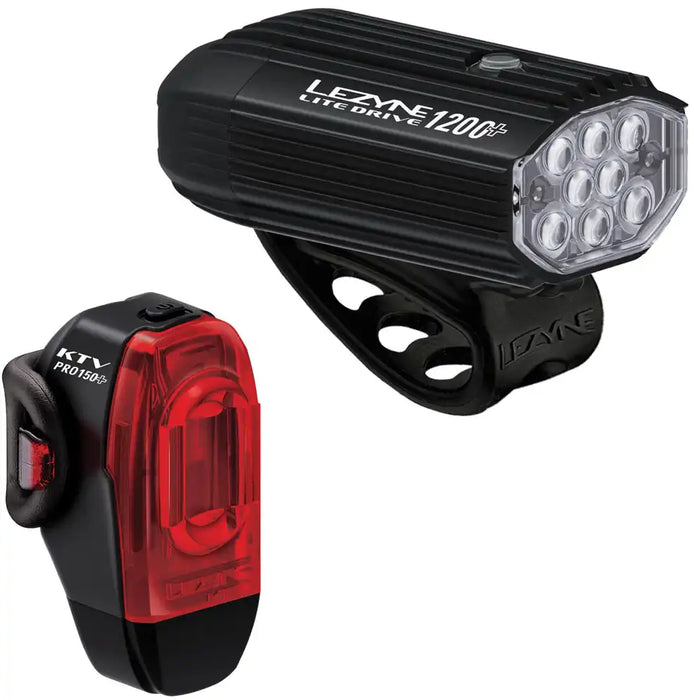 Lezyne Lite Drive 1200+ / KTV Drive Pro+ Lightset