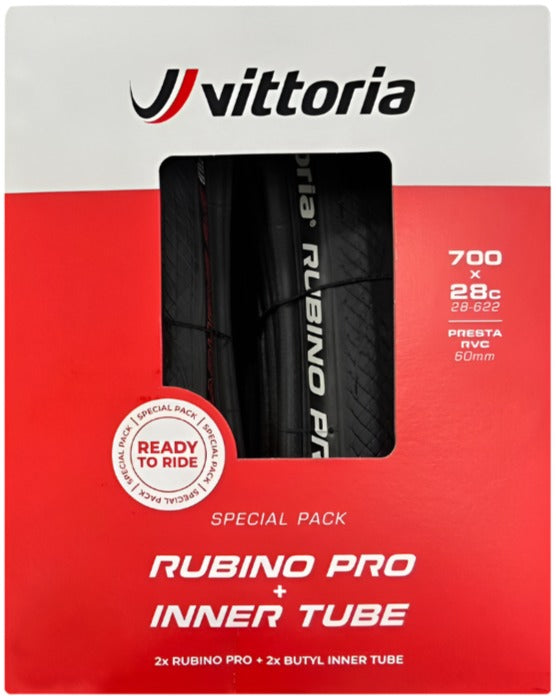 Vittoria Rubino Pro G2 Folding Road Tyre Twin Pack