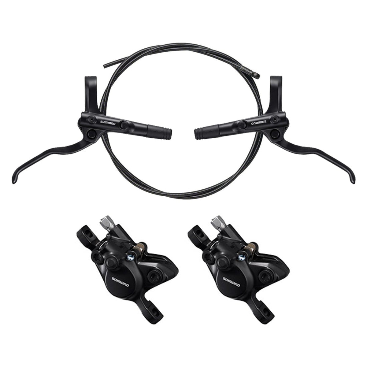 Shimano hydraulic discount disc brake set