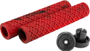 Cinema Interlace BMX Grips Black/Red Splash | ABC Bikes