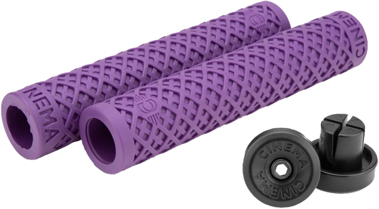 Cinema Interlace BMX Grips Purple | ABC Bikes