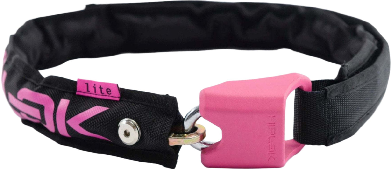 Hiplok LITE Wearable Bike Lock Black/Pink | ABC Bikes