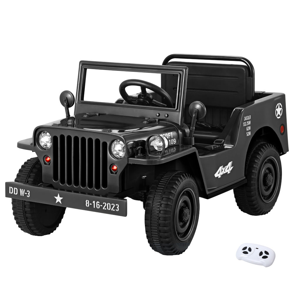 Black jeep ride cheap on toy