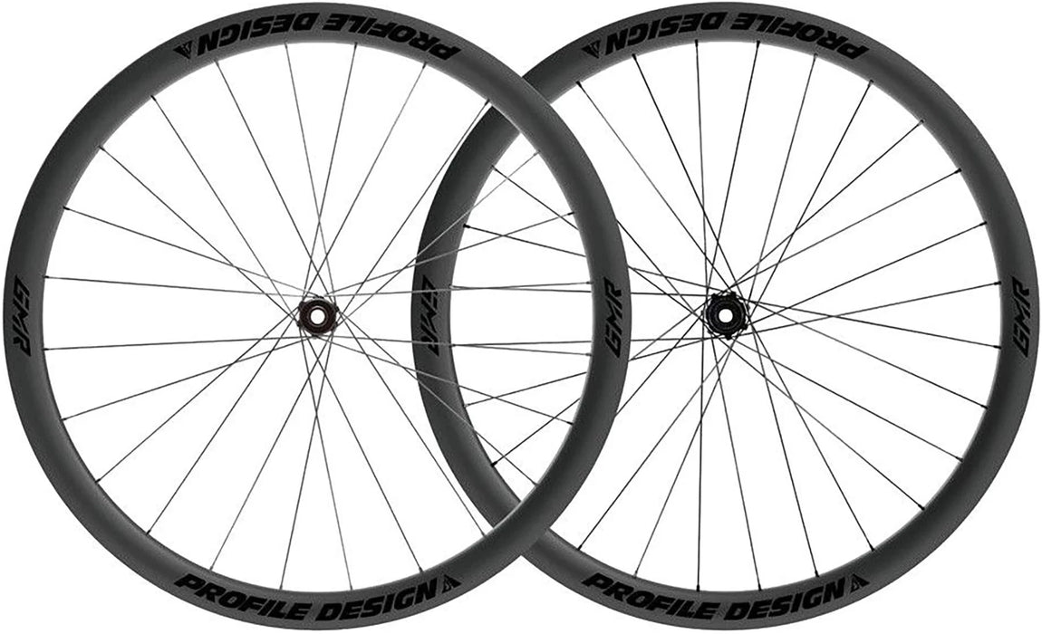 Profile Design GMR 38 Carbon Tubeless Disc Wheelset 100x12 Centerlock / 142x12 Centerlock Shimano HG | ABC Bikes