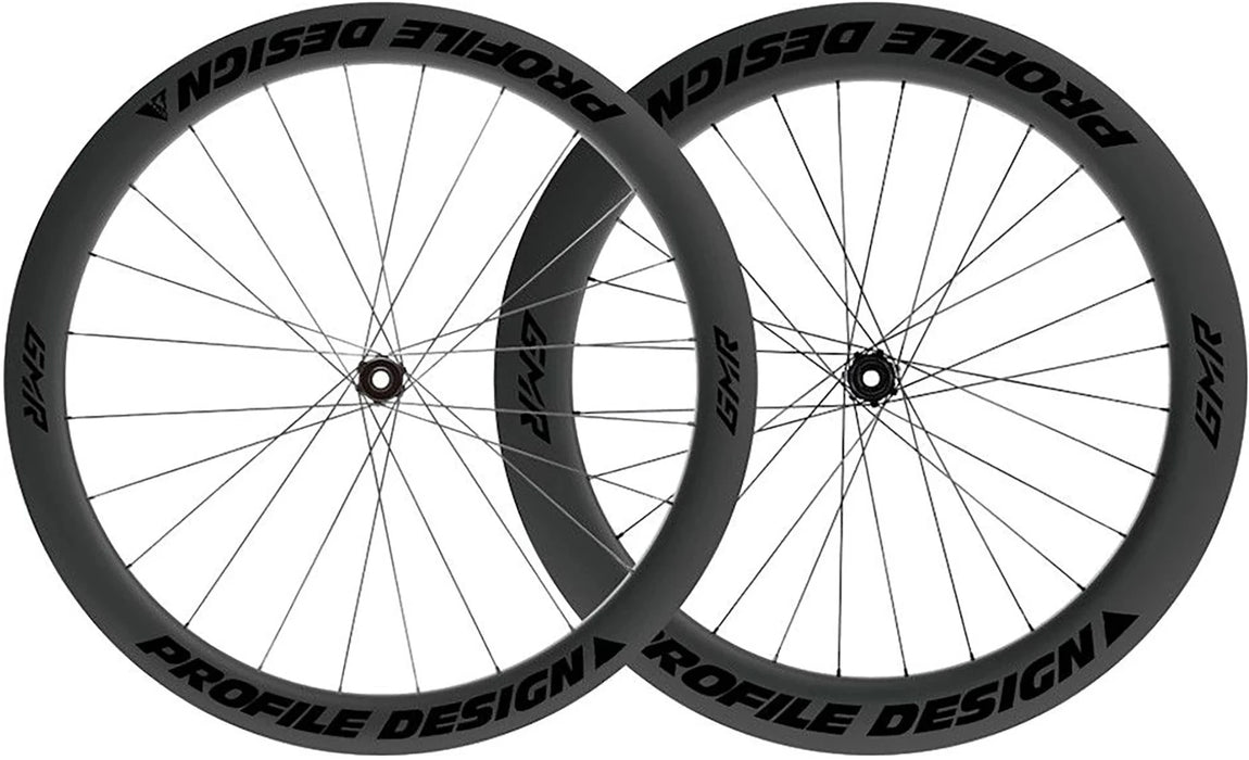 Profile Design GMR 50/65 Carbon Tubeless Disc Wheelset 100x12 Centerlock / 142x12 Centerlock Shimano HG | ABC Bikes