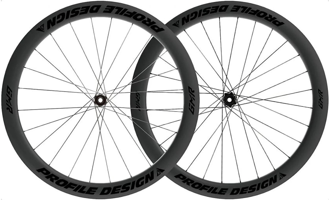 Profile Design GMR 50 Carbon Tubeless Disc Wheelset 100x12 Centerlock / 142x12 Centerlock Shimano HG | ABC Bikes